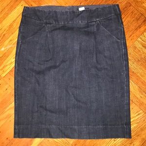 Midi Denim Skirt